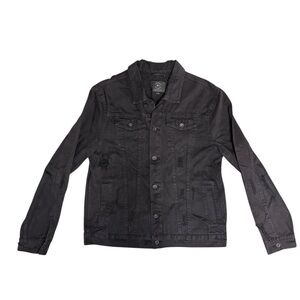 Men's Black Denim Jacket